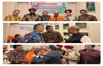 Consul General Mr. Ravi Shanker Goel attended the welcome dinner organised by Persatuan Masyarakat Indonesia India (PMII) / Indonesian-Indian Community Association.